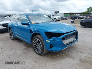 2019 Audi e-tron Prestige with VIN WA1VAAGE7KB005479, listed as a IAAI auction lot 42368177 with 30,736 mi miles and . Bid and sale history available at DreamBid. Image 1.