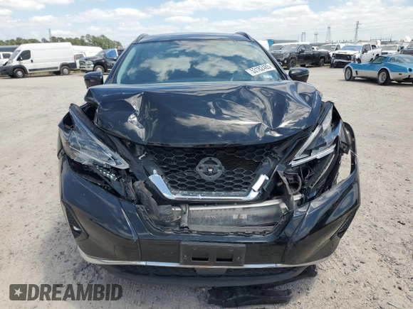 2019 Nissan Murano SV z VIN 5N1AZ2MJ5KN160207, wystawiony jako Copart lot #53182485 z przebiegiem 57 309 mil mil oraz Szkoda całkowita • Salvage title. Historia ofert i sprzedaży dostępna na DreamBid. Obrazek 5.