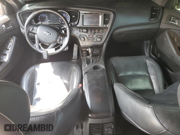 2013 Kia Optima SX with VIN 5XXGR4A60DG205952, listed as a Copart auction lot 63803755 with 177,008 mi miles and Salvage title. Bid and sale history available at DreamBid. Image 8.