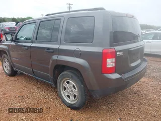 2017 Jeep Patriot Sport with VIN 1C4NJPBA0HD157503, listed as a IAAI auction lot 41957969 with 107,616 mi miles. Bid and sale history available at carsss.com. Image 3.