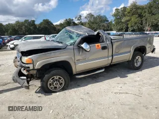 2001 GMC Sierra 2500HD SLE z VIN 1GTHC24G91E225776, wystawiony jako Copart lot #85446554 z przebiegiem 193 852 mil mil oraz Szkoda całkowita • Salvage title. Historia ofert i sprzedaży dostępna na DreamBid. Obrazek 1.