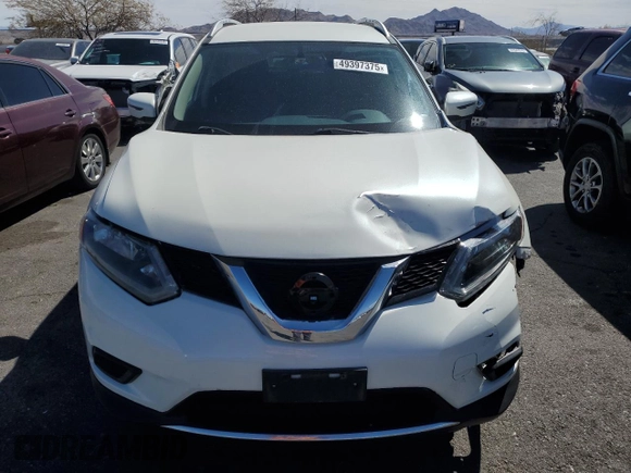 2016 Nissan Rogue SV with VIN KNMAT2MT5GP705373, listed as a Copart auction lot 49397375 with 119,866 mi miles and Salvage Title. Bid and sale history available at carsss.com. Image 5.