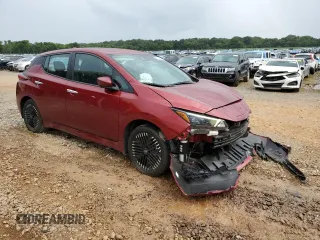 2023 Nissan LEAF SV Plus with VIN 1N4CZ1CV4PC555628, listed as a Copart auction lot 61274595 with 28,424 mi miles and Salvage title. Bid and sale history available at DreamBid. Image 4.