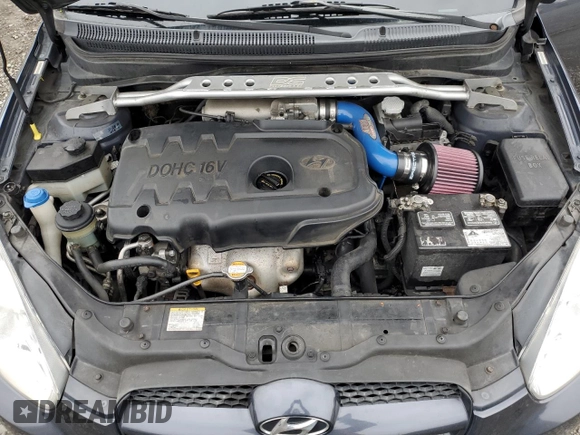 2008 Hyundai Accent SE with VIN KMHCN36C78U068877, listed as a Copart auction lot 46118385 with 159,615 mi miles and Salvage Title. Bid and sale history available at carsss.com. Image 11.