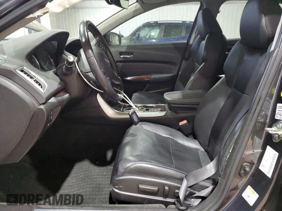 2016 Acura TLX Advance with VIN 19UUB2F73GA011382, listed as a Copart auction lot 56432475 with 104,948 mi miles and Salvage title. Bid and sale history available at DreamBid. Image 7.