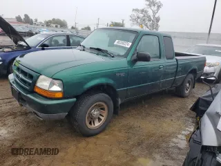 1999 Ford Ranger XLT with VIN 1FTYR14X7XPA76497, listed as a Copart auction lot 86358224 with 194,126 mi miles and Salvage Title. Bid and sale history available at carsss.com. Image 1.