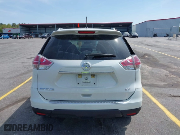 2016 Nissan Rogue S with VIN KNMAT2MT7GP604822, listed as a IAAI auction lot 41928614 with 95,596 mi miles and . Bid and sale history available at DreamBid. Image 16.