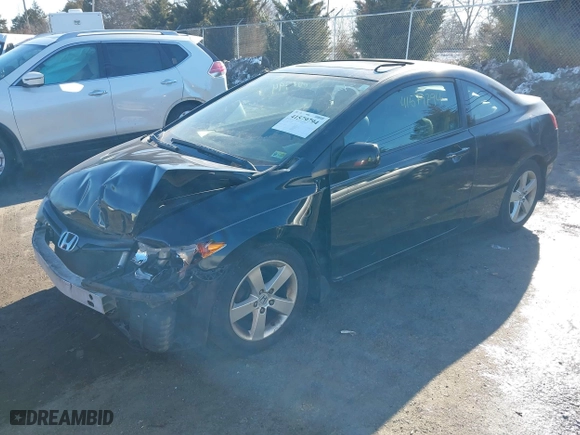 2008 Honda Civic Cpe EX-L with VIN 2HGFG12908H580575, listed as a IAAI auction lot 41579794 with 198,065 mi miles. Bid and sale history available at carsss.com. Image 17.