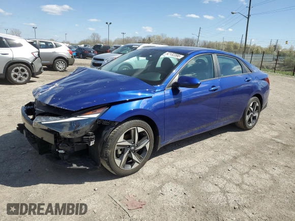 2023 Hyundai Elantra SEL с VIN 5NPLS4AG4PH106216, выставлен на аукционе Copart как лот 52132395 с пробегом 6 721 миль миль и Списание • Salvage title. История ставок и продаж доступна на DreamBid. Изображение 1.