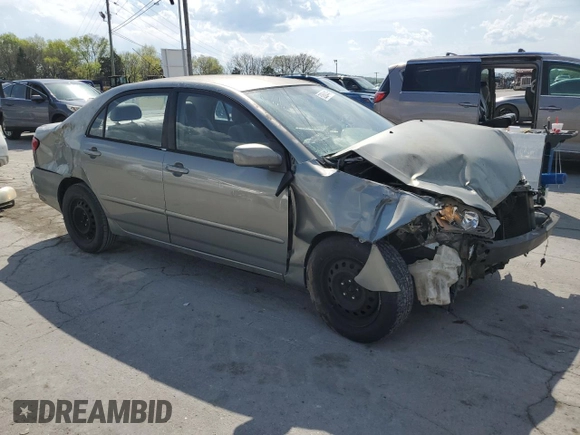 2004 Toyota Corolla CE with VIN 1NXBR32E74Z240293, listed as a Copart auction lot 52624445 with 299,999 mi miles and Salvage Title. Bid and sale history available at DreamBid. Image 4.