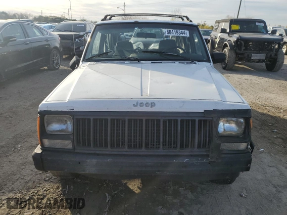 1994 Jeep Cherokee Sport with VIN 1J4FT68S0RL142185, listed as a Copart auction lot 80419344 with 172,294 mi miles and Salvage Title. Bid and sale history available at carsss.com. Image 5.