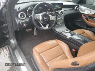 2019 Mercedes-Benz C 300 with VIN WDDWJ8EB4KF931378, listed as a Copart auction lot 80701354 with 49,780 mi miles and Salvage Title. Bid and sale history available at DreamBid. Image 8.