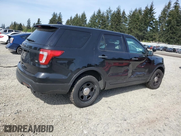 2016 Ford Utility Police Interceptor with VIN 1FM5K8AR9GGD32060, listed as a Copart auction lot 54308145 with 117,314 mi miles and Salvage Title. Bid and sale history available at carsss.com. Image 3.
