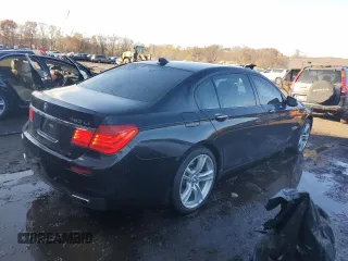 2011 BMW 7 Series 750Li xDrive with VIN WBAKC8C55BC434418, listed as a Copart auction lot 77957584 with 87,595 mi miles and Salvage title. Bid and sale history available at DreamBid. Image 3.