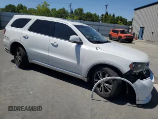 2013 Dodge Durango R/T with VIN 1C4SDJCT3DC695992, listed as a Copart auction lot 56043795 with 146,902 mi miles and Salvage title. Bid and sale history available at DreamBid. Image 4.