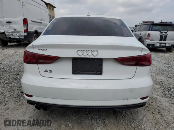 2017 Audi A3 Sedan Premium with VIN WAUAUGFF0H1040546, listed as a Copart auction lot 53949544 with 108,332 mi miles. Bid and sale history available at carsss.com. Image 6.