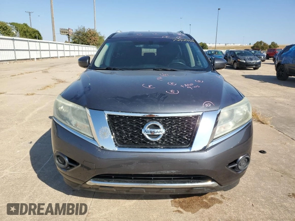 2014 Nissan Pathfinder S z VIN 5N1AR2MN4EC661222, wystawiony jako Copart lot #76400724 z przebiegiem 114 269 mil mil oraz Szkoda całkowita • Salvage title. Historia ofert i sprzedaży dostępna na DreamBid. Obrazek 5.