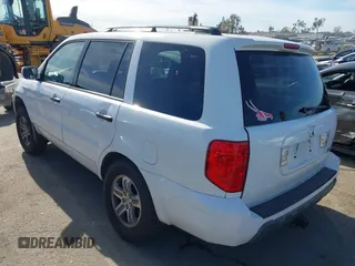 2005 Honda Pilot EX-L with RES with VIN 2HKYF18655H541622, listed as a IAAI auction lot 41419100 with 159,378 mi miles. Bid and sale history available at carsss.com. Image 3.