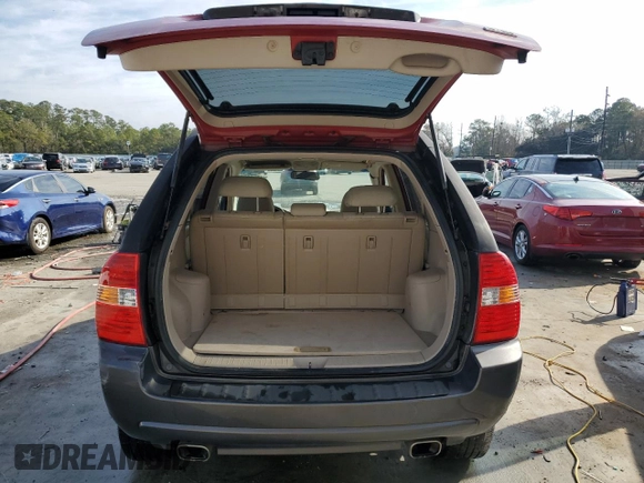 2005 Kia Sportage LX with VIN KNDJF723257122120, listed as a Copart auction lot 43386055 with 191,082 mi miles and Salvage Title. Bid and sale history available at carsss.com. Image 6.