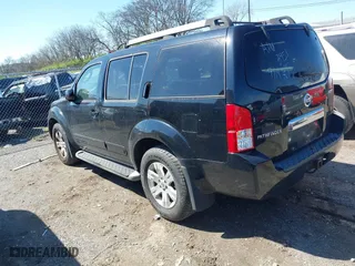 2005 Nissan Pathfinder LE with VIN 5N1AR18W95C733951, listed as a IAAI auction lot 41847161 with 225,716 mi miles. Bid and sale history available at carsss.com. Image 3.