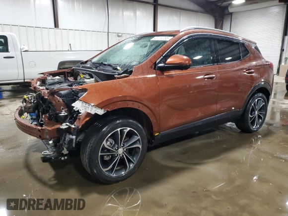 2020 Buick Encore GX Essence with VIN KL4MMGSL8LB126132, listed as a Copart auction lot 45114705 with 19,680 mi miles and Salvage title. Bid and sale history available at DreamBid. Image 1.
