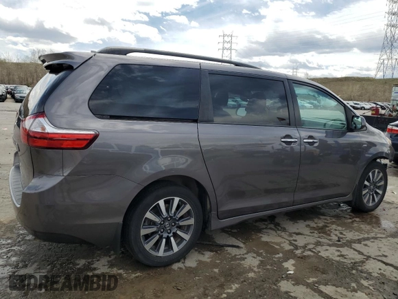 2018 Toyota Sienna XLE z VIN 5TDDZ3DC7JS193517, wystawiony jako Copart lot #53565945 z przebiegiem 111 498 mil mil oraz Szkoda całkowita • Salvage title. Historia ofert i sprzedaży dostępna na DreamBid. Obrazek 3.