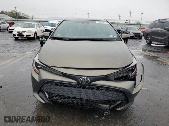 2020 Toyota Corolla Hatchback SE with VIN JTND4RBE0L3082765, listed as a Copart auction lot 73019994 with 11,035 mi miles and Salvage Title. Bid and sale history available at carsss.com. Image 5.