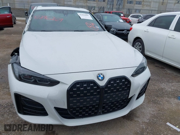 2023 BMW 4 Series 430i xDrive with VIN WBA73AV04PFP03416, listed as a IAAI auction lot 42469606 with 43,234 mi miles and . Bid and sale history available at DreamBid. Image 12.