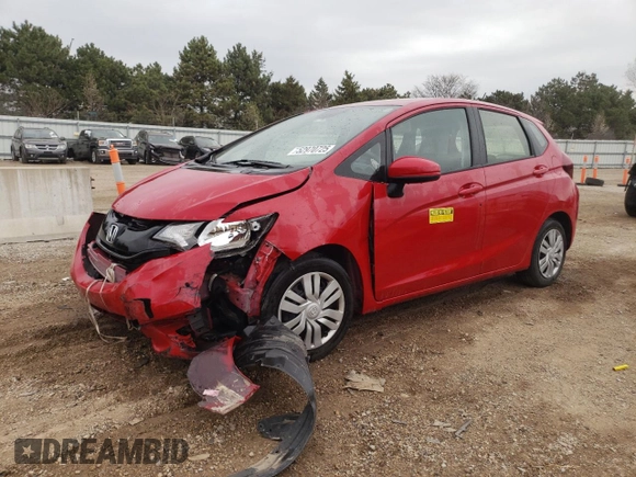 2016 Honda Fit LX with VIN JHMGK5H53GX021057, listed as a Copart auction lot 52970725 with 38,181 mi miles and Salvage title. Bid and sale history available at DreamBid. Image 1.