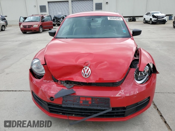 2015 Volkswagen Beetle Fleet Edition with VIN 3VWF17AT5FM632083, listed as a Copart auction lot 50504245 with 101,259 mi miles and Salvage Title. Bid and sale history available at DreamBid. Image 5.