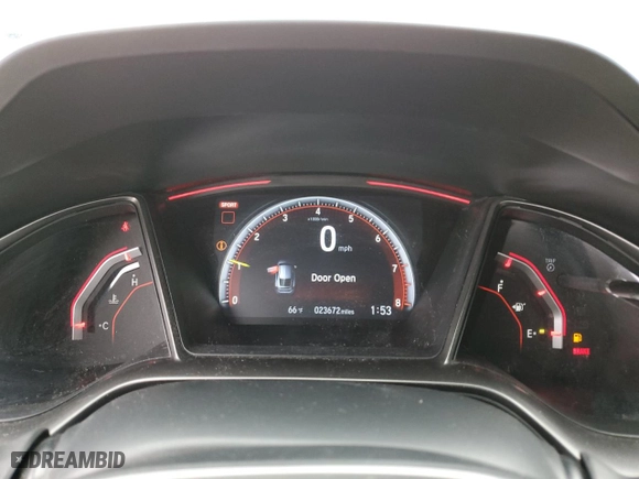 2021 Honda Civic Type R Touring with VIN SHHFK8G77MU203527, listed as a Copart auction lot 71277114 with 23,672 mi miles and Non Repairable. Bid and sale history available at carsss.com. Image 9.