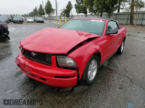 2007 Ford Mustang Deluxe with VIN 1ZVFT84N975273244, listed as a Copart auction lot 47892565 with 187,131 mi miles and Salvage title. Bid and sale history available at DreamBid. Image 11.
