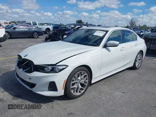 2025 BMW 3 Series 330i with VIN 3MW69CW02S8E96501, listed as a IAAI auction lot 41501968 with 10,864 mi miles and . Bid and sale history available at carsss.com. Image 2.