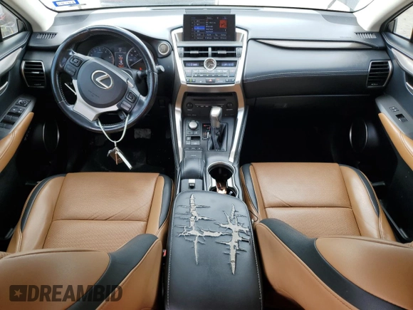 2017 Lexus NX 200t with VIN JTJYARBZ2H2053778, listed as a Copart auction lot 51748035 with 145,130 mi miles and Salvage Title. Bid and sale history available at DreamBid. Image 8.