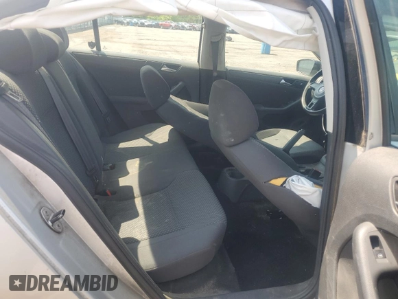 2012 Volkswagen Jetta S with VIN 3VW2K7AJ4CM318205, listed as a Copart auction lot 59663685 with 106,722 mi miles and Salvage title. Bid and sale history available at DreamBid. Image 10.