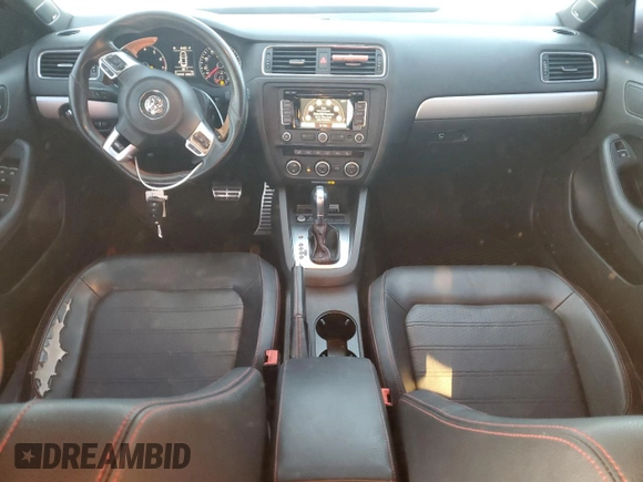 2013 Volkswagen Jetta GLI Autobahn with VIN 3VW467AJ0DM263220, listed as a Copart auction lot 76453094 with 176,030 mi miles and Salvage title. Bid and sale history available at DreamBid. Image 8.
