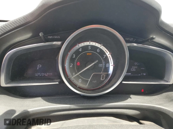 2015 Mazda 3 S Touring with VIN JM1BM1L3XF1230320, listed as a Copart auction lot 63292425 with 125,942 mi miles and Salvage title. Bid and sale history available at DreamBid. Image 9.