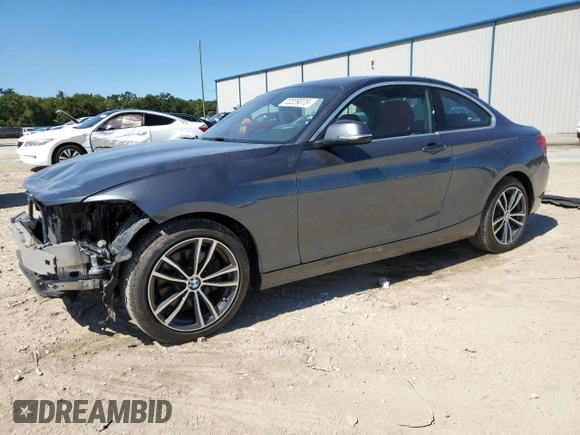2018 BMW 2 Series 230i xDrive with VIN WBA2J3C55JVD48802, listed as a Copart auction lot 72229073 with 33,602 mi miles and . Bid and sale history available at DreamBid. Image 1.