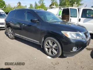 2014 Nissan Pathfinder Platinum with VIN 5N1AR2MM9EC609382, listed as a Copart auction lot 55319085 with 110,652 mi miles and Clean Title. Bid and sale history available at carsss.com. Image 4.