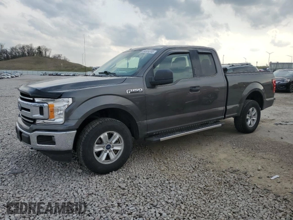 2018 Ford F-150 XL with VIN 1FTEX1EP1JKG09844, listed as a Copart auction lot 54834245 with 86,047 mi miles and Clean Title. Bid and sale history available at carsss.com. Image 1.