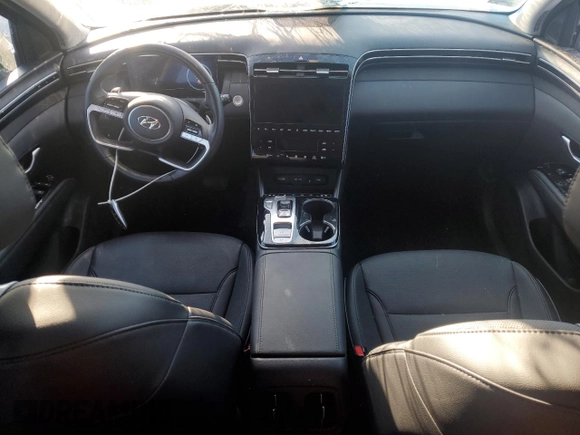 2024 Hyundai Tucson Limited with VIN 5NMJECDE1RH365037, listed as a Copart auction lot 45140755 with 14,393 mi miles and Salvage Title. Bid and sale history available at carsss.com. Image 8.