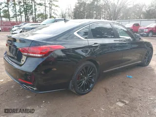 2015 Hyundai Genesis 5.0L with VIN KMHGN4JF7FU086088, listed as a IAAI auction lot 41532546 with 101,655 mi miles. Bid and sale history available at carsss.com. Image 4.