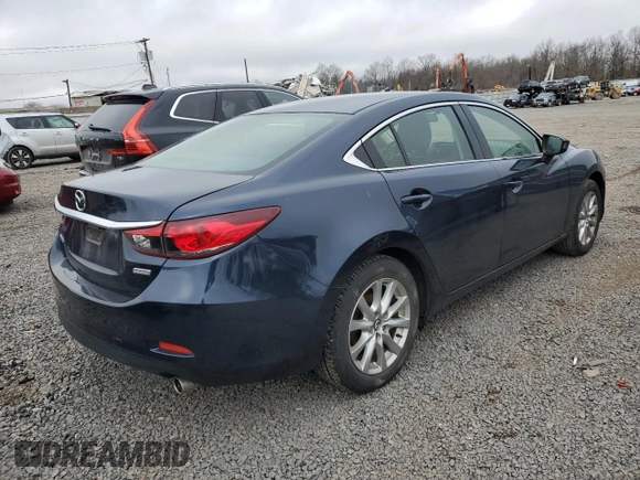 2015 Mazda 6 i Sport with VIN JM1GJ1U53F1191522, listed as a Copart auction lot 49593325 with 69,257 mi miles and Salvage Title. Bid and sale history available at carsss.com. Image 3.