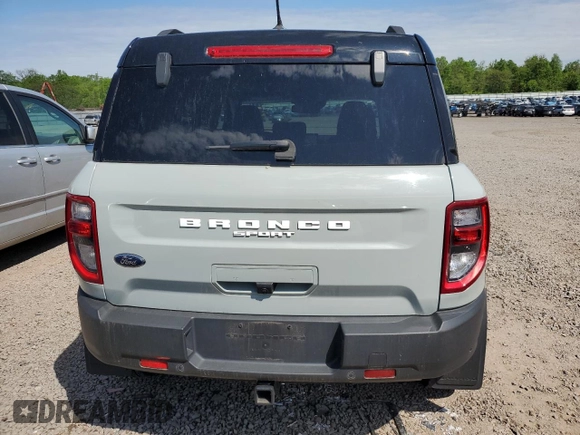 2021 Ford Bronco Sport Badlands z VIN 3FMCR9D96MRA67851, wystawiony jako Copart lot #56252465 z przebiegiem 35 163 mil mil oraz Czysty tytuł • Clean title. Historia ofert i sprzedaży dostępna na DreamBid. Obrazek 6.
