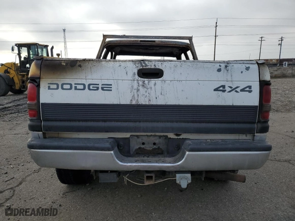 1997 Dodge Ram 1500 with VIN 1B7HF13Z1VJ529346, listed as a Copart auction lot 88708305 with 0 mi miles and Salvage Title. Bid and sale history available at carsss.com. Image 6.