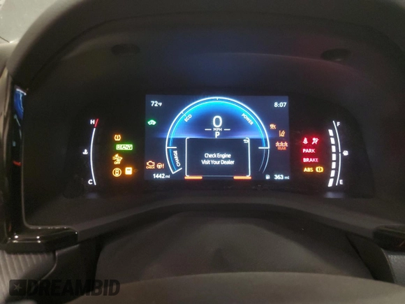 2025 Toyota Camry LE z VIN 4T1DBADK2SU527722, wystawiony jako Copart lot #53717815 z przebiegiem 1 442 mil mil oraz Nie do naprawy • Non repairable. Historia ofert i sprzedaży dostępna na DreamBid. Obrazek 9.