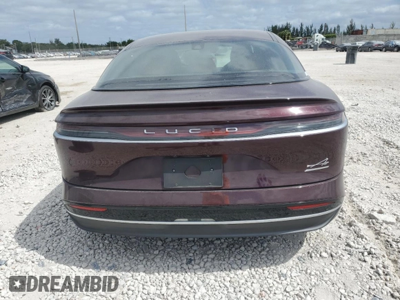 2023 Lucid Air Touring z VIN 50EA1TEA0PA003548, wystawiony jako Copart lot #54116365 z przebiegiem 25 535 mil mil oraz Szkody całkowita. Historia ofert i sprzedaży dostępna na DreamBid. Obrazek 6.
