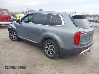 2021 Kia Telluride EX with VIN 5XYP34HCXMG123526, listed as a IAAI auction lot 41842912 with 54,675 mi miles and . Bid and sale history available at DreamBid. Image 3.