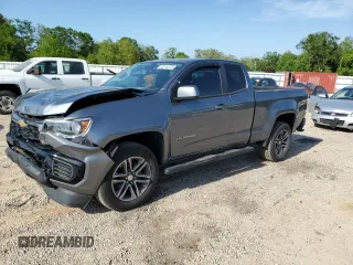 2021 Chevrolet Colorado 2WD Work Truck with VIN 1GCHSBEA7M1167093, listed as a Copart auction lot 53316075 with 51,238 mi miles and Salvage title. Bid and sale history available at DreamBid. Image 1.