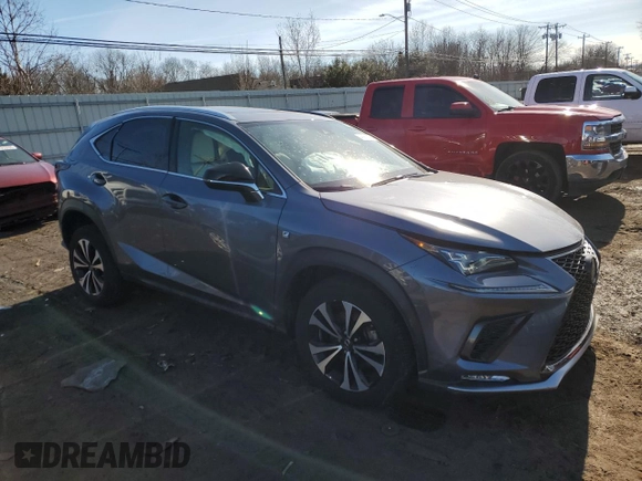 2021 Lexus NX with VIN JTJSARDZ2M2261768, listed as a Copart auction lot 43656645 with 20,997 mi miles and Salvage Title. Bid and sale history available at carsss.com. Image 4.